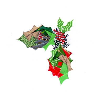 Christmas Holly - Iris Folding Christmas Holly - Iris Folding