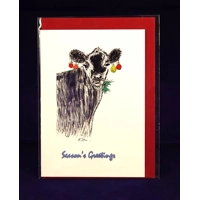 Cow at Christmas