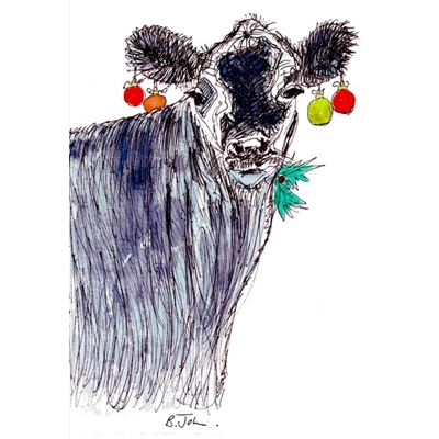Cow at Christmas Cow at Christmas