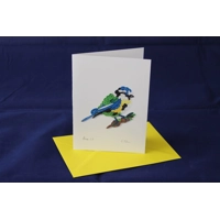 Quilled Blue Tit - Notelet Card