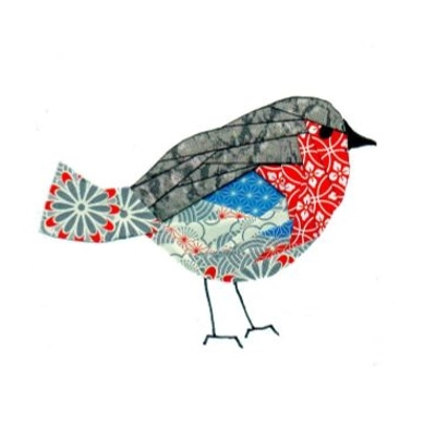 Robin - Iris Fold Notelet Card