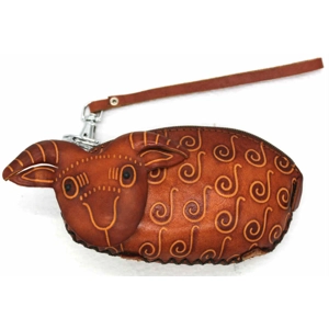 054 Sheep Leather Coin Purse Farm DSQB054