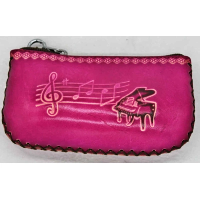 067 Music Leather Coin Purse DSQB067