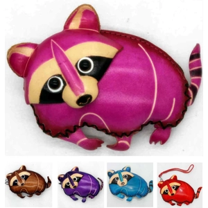 223 Racoon Coin Purse Forest DSQB223