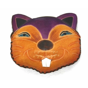 245 Beaver Leather Coin Purse Forest DSQB245