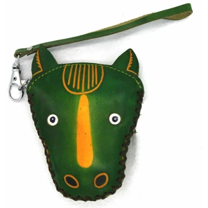 5032 Horse Leather Coin Purse Farm DSQB5032