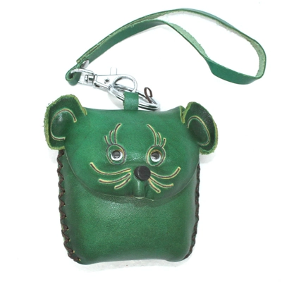A36 Mouse Leather Coin Purse Forest
