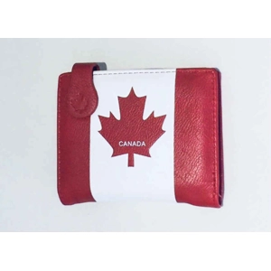 C002 Small Slim Wallet Canada Maple Leaf