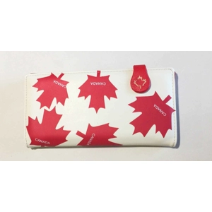 C005 Large Slim Wallet Canada Maple Leaf