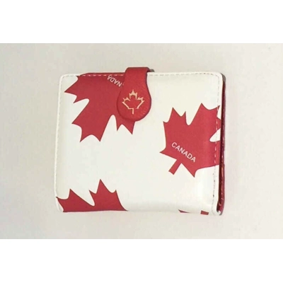 C006 Small Slim Wallet Canada Maple Leaf