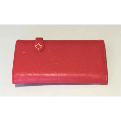 C007 Large Slim Wallet Canada Maple Leaf