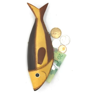 010 Fish Leather Coin Purse Ocean DSQB010