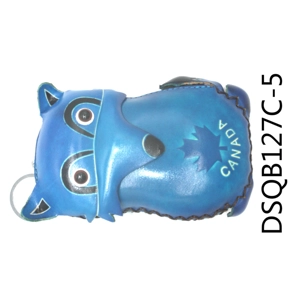 127C Fox Leather Coin Purse Canada Souvenir