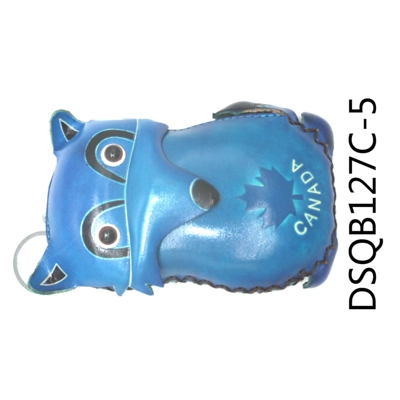 127C Fox Leather Coin Purse Canada Souvenir