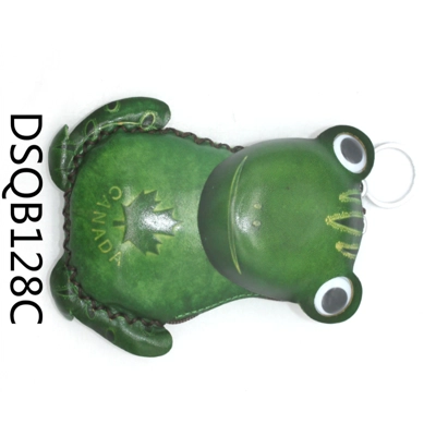 128C Frog Leather Coin Purse Canada Souvenir DSQB128C