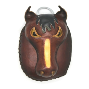 129 Horse Leather Coin Purse Farm DSQB129