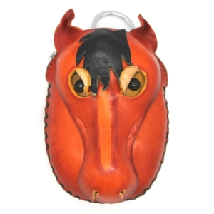 129 Horse Leather Coin Purse Farm DSQB129