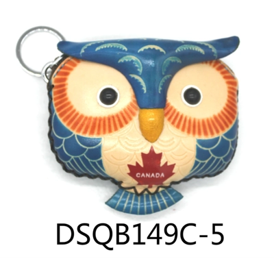 149C Owl Leather Coin Purse Canada Souvenir DSQB149C