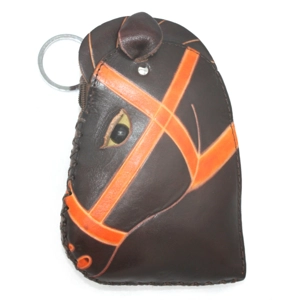 190 Horse Leather Coin Purse Farm DSQB190