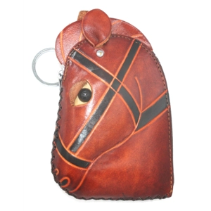 190 Horse Leather Coin Purse Farm DSQB190
