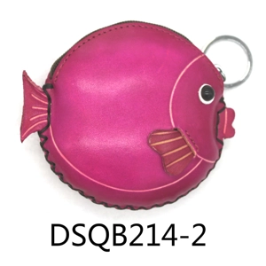 214 Fish Leather Coin Purse Ocean DSQB214 SQB214