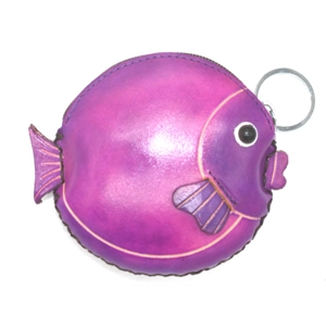 214 Fish Leather Coin Purse Ocean DSQB214 SQB214