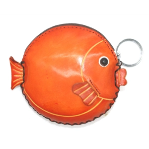 214 Fish Leather Coin Purse Ocean DSQB214 SQB214