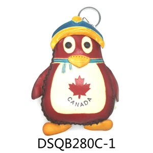 280C Penguin Leather Coin Purse Canada Souvenir