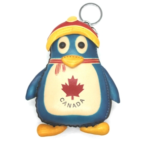 280C Penguin Leather Coin Purse Canada Souvenir