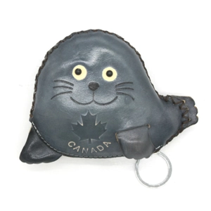 282C Sea Lion Leather Coin Purse Canada Souvenir