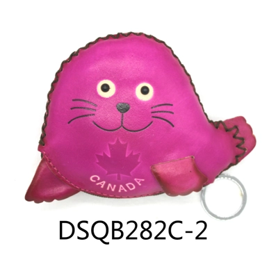 282C Sea Lion Leather Coin Purse Canada Souvenir