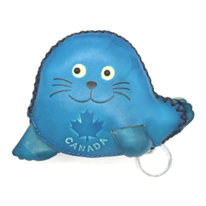 282C Sea Lion Leather Coin Purse Canada Souvenir