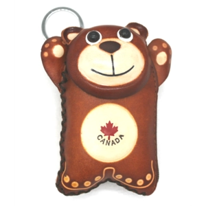 6038 Bear Leather Coin Purse Canada Souvenir