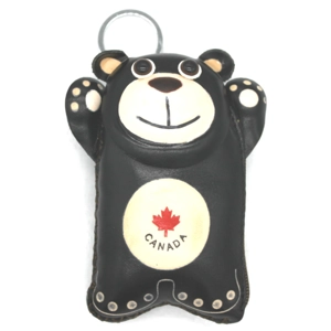 6038 Bear Leather Coin Purse Canada Souvenir