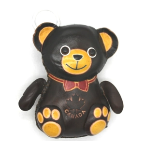 6179C Bear Leather Coin Purse Canada Souvenir