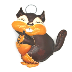 6212C Squirrel Leather Coin Purse Canada Souvenir DSQB6212C