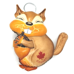 6212C Squirrel Leather Coin Purse Canada Souvenir DSQB6212C