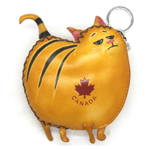 6224C Cat Leather Coin Purse Farm DSQB6224C