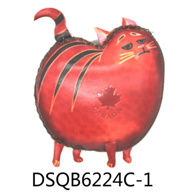 6224C Cat Leather Coin Purse Farm DSQB6224C