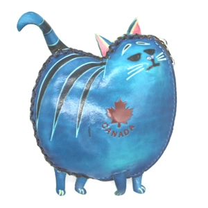 6224C Cat Leather Coin Purse Farm DSQB6224C