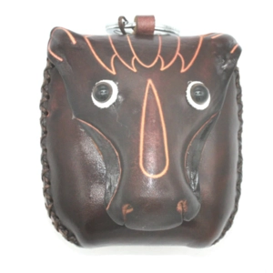 A12 Horse Leather Coin Purse Farm