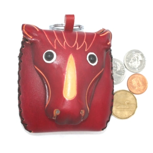 A12 Horse Leather Coin Purse Farm