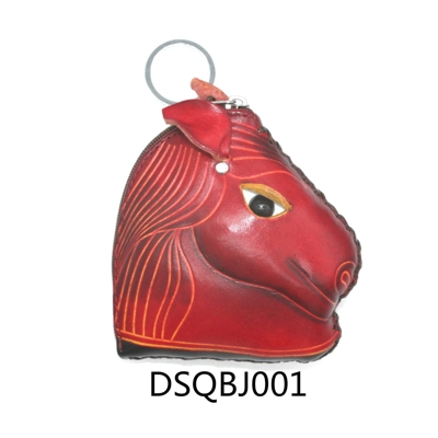 J001 Horse Leather Coin Purse Farm