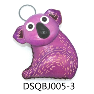 J005 Kaola Leather Coin Purse Forest DSQBJ005