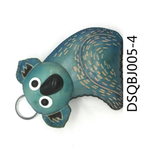 J005 Kaola Leather Coin Purse Forest DSQBJ005