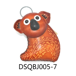 J005 Kaola Leather Coin Purse Forest DSQBJ005