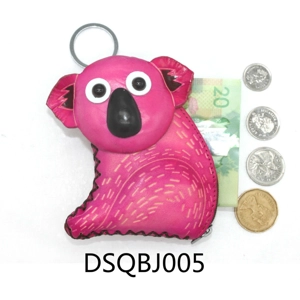 J005 Kaola Leather Coin Purse Forest DSQBJ005