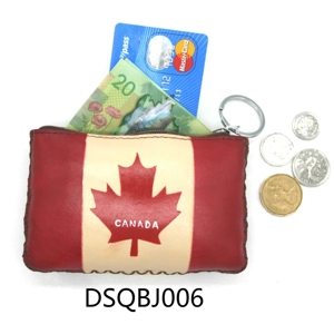 J006 Leather Coin Purse Canada Souvenir DSQBJ006