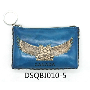 J010 Leather Coin Purse Canada Souvenir