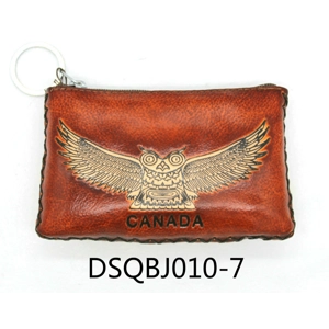 J010 Leather Coin Purse Canada Souvenir